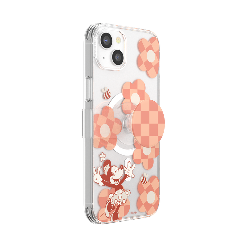 Minnie Checkered Flower — iPhone 14 Plus for MagSafe image number 1