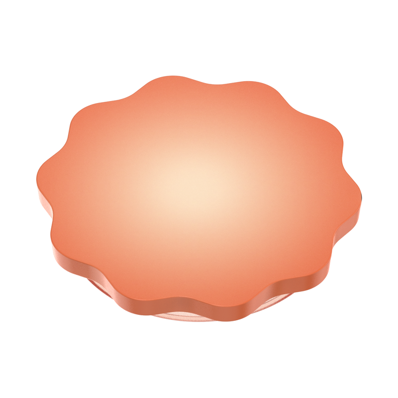 Molded Flower Apricot — Adhesive PopGrip image number 2