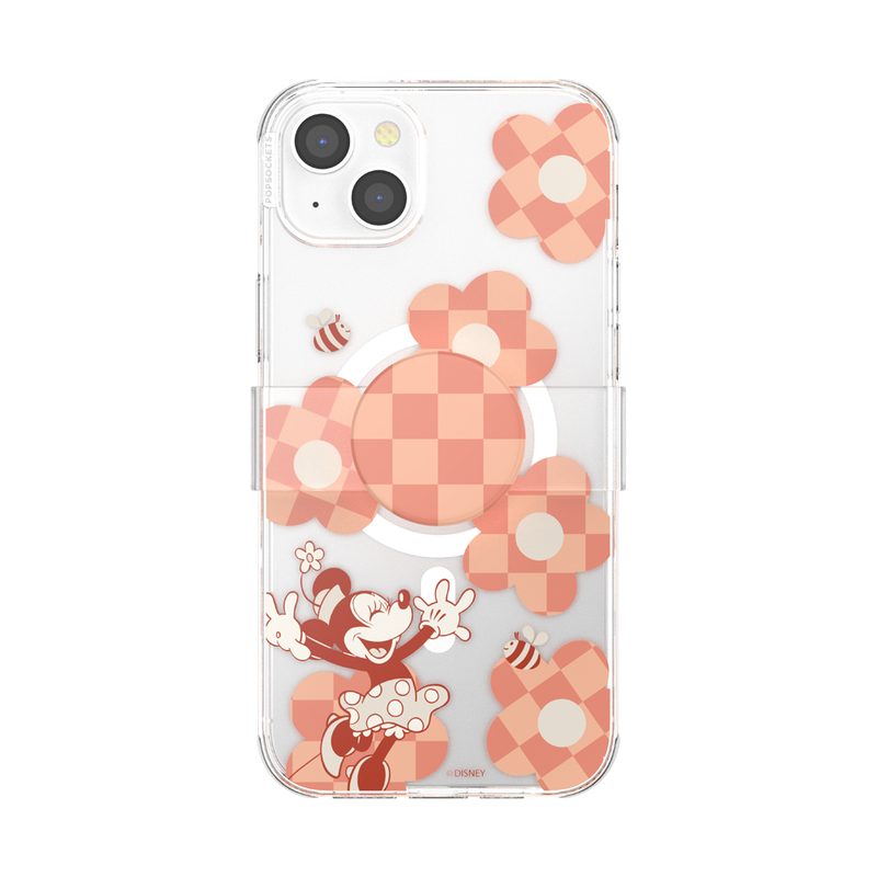 Minnie Checkered Flower — iPhone 14 Plus for MagSafe image number 0