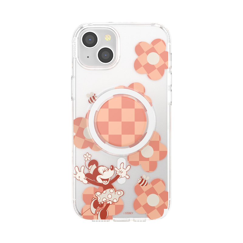 Minnie Checkered Flower — iPhone 15 Plus for MagSafe image number 0