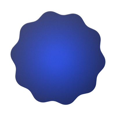 Secondary image for hover Molded Flower Cobalt — Adhesive PopGrip